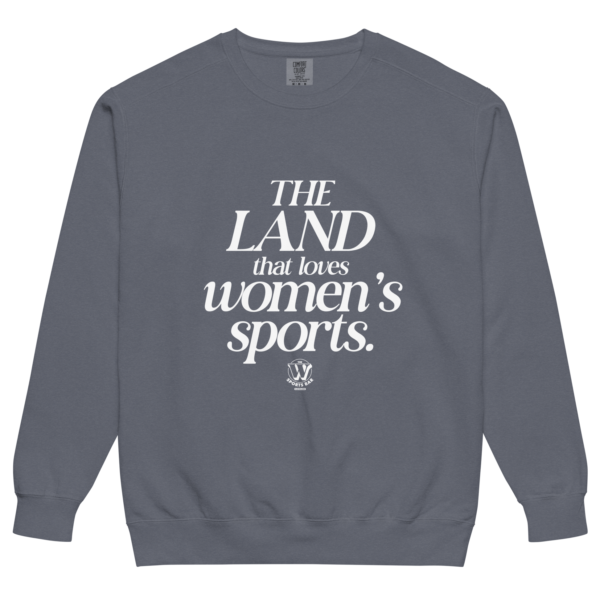 The Land That Loves Women's Sports Crewneck