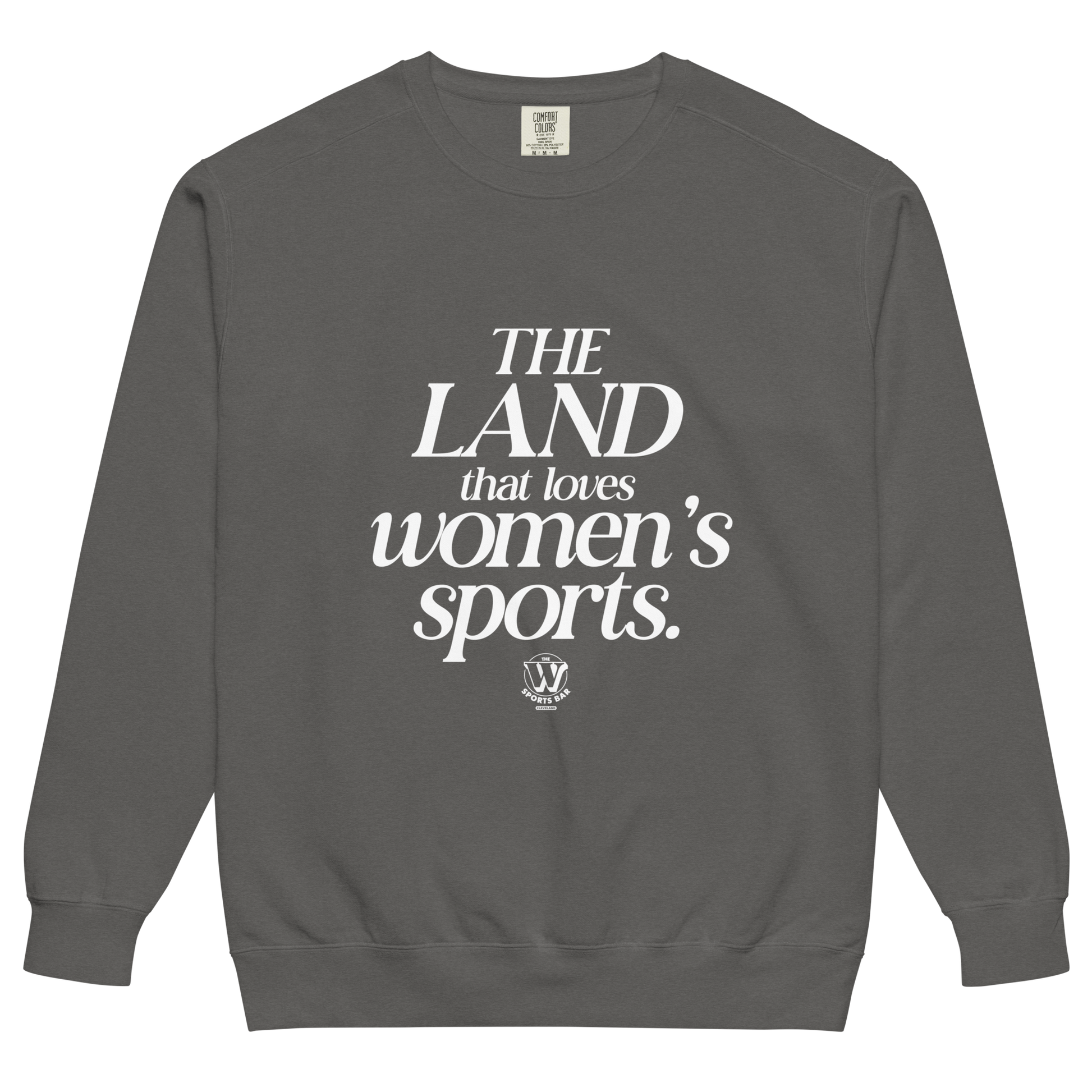 The Land That Loves Women's Sports Crewneck
